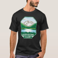 Lassen-Vulkanischer Nationalpark Minimal Retro Emb