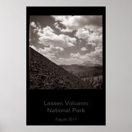 Lassen-Vulkanischer Nationalpark, Schlackenkrone Poster