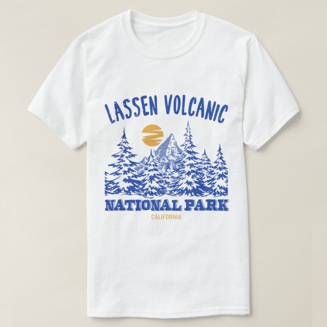 Lassen Vulkanischer NationalparkAmerika Kalifornie T-Shirt (Design vorne)