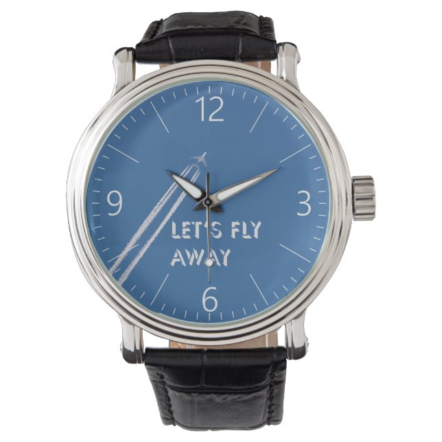 Lassend Fliege Armbanduhr (Vorderseite)