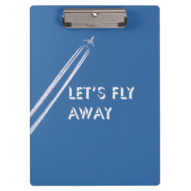 Lassend Fliege Klemmbrett (Vorderseite)