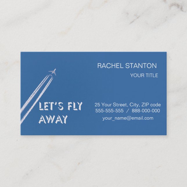 Lassend Fliege Visitenkarte (Vorderseite)