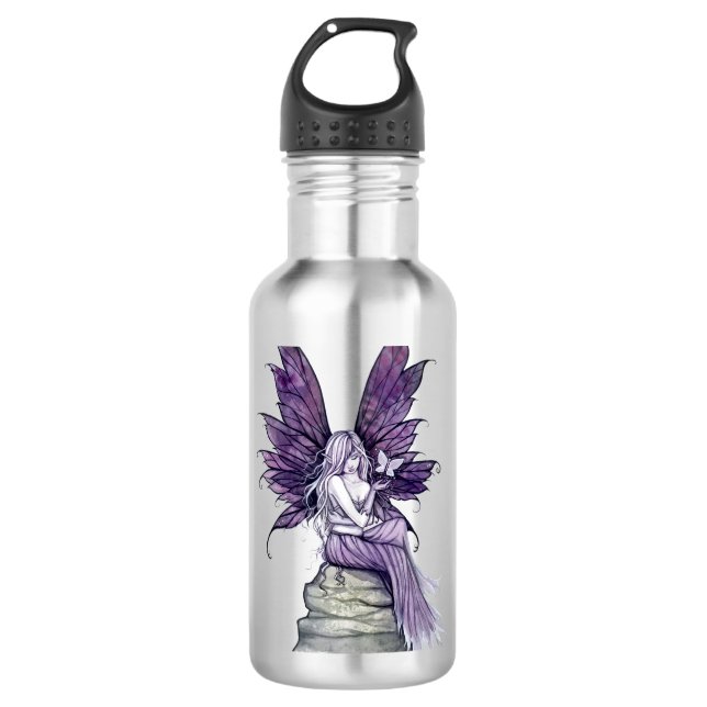 Lassend Go Fairy und Butterfly Trinkflasche (Vorderseite)