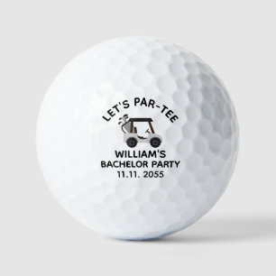 Lassend Par-T-Shirt-Bachelor-Party-Gefallen Indi Golfball