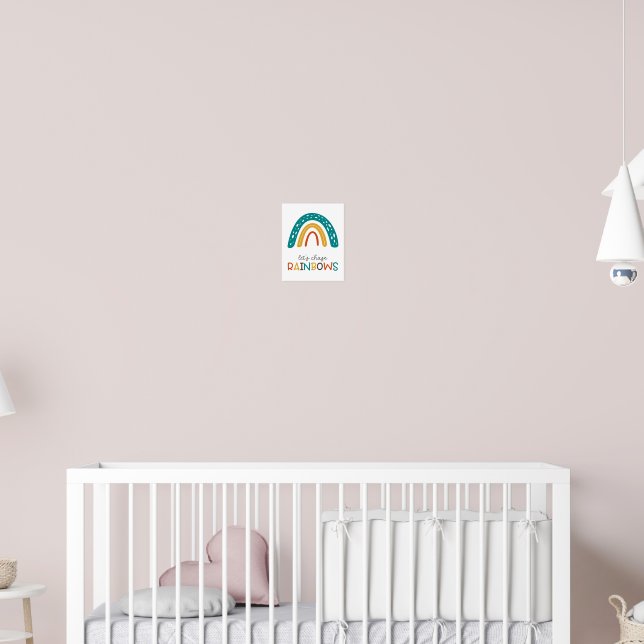 Lassend Regenbogen Kinderzimmer Wall Art Poster (Kinderzimmer 2)