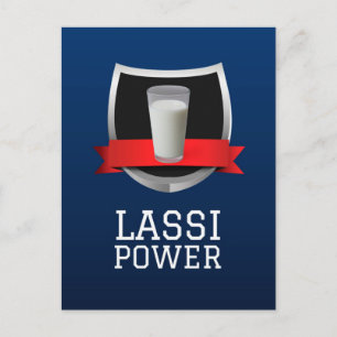 Lassi - Indisches Joghurtgetränk Postkarte
