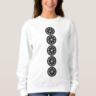 Lässig Black Fruit Women's Sweatshirt