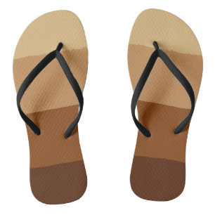 Lässig braun 4 Streifen Frauen Flip Flops