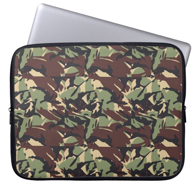 Lässig Brown Camou Laptopschutzhülle (Vorderseite)