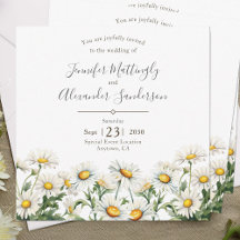 Lässig Country Wedding Daisy Floral