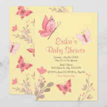 Lässig-gelb-rosa-bläserne Butterblume Kinderdusche