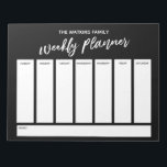 Lässig Handwriting Einfaches Wochenplaner, Schwarz Notizblock<br><div class="desc">Dieser vielseitige Wochenplaner wurde mit sehr grundlegenden Elementen, die alle bearbeitet werden können, Set gemacht... außer dem Header. Der Begriff "Wochenkollektor" wurde in einem modernen lässigen Schriftart dargestellt und als Grafik oben auf der Seite platziert. Verwenden Sie die Vorlagenfelder, um Ihre Daten nach Belieben hinzuzufügen. Ändern Sie auch die Farben...</div>