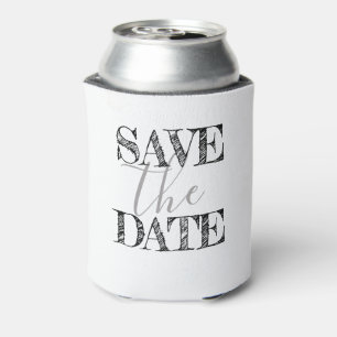 Lässig Urban Scribble   Graffiti Save the Date Dosenkühler
