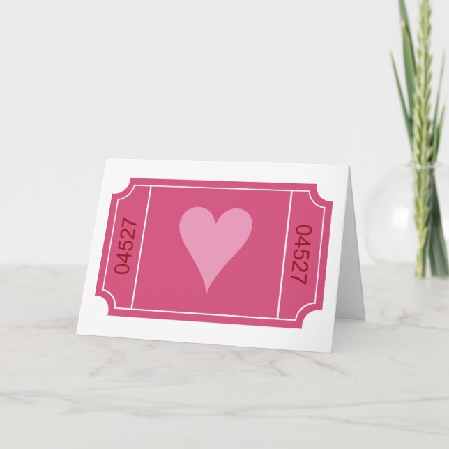 Lässig Valentine Feiertagskarte (Vorderseite)