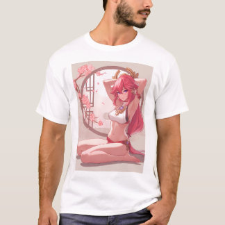 Lässig Yae Miko 11 T-Shirt