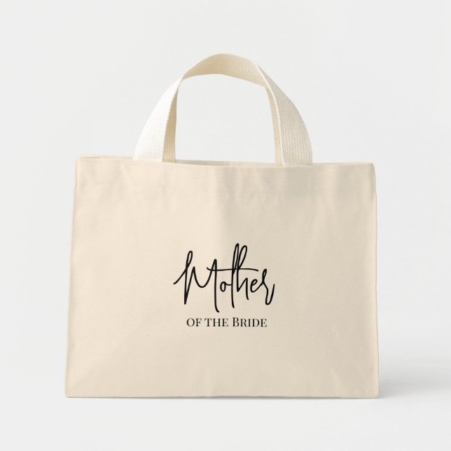 Lässige Brautmutter-Tasche Mini Stoffbeutel (Vorne)