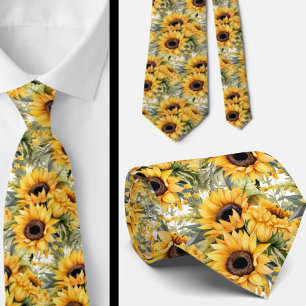 Lässige Bürokrawatte Van Gogh Sonnenblumen Krawatte