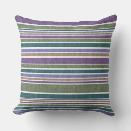 "LÄSSIGE CABANA STRIPE" Spaß Trendig farbenfroh Kissen
