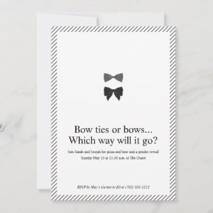 Lässige Geschlechterdarstellung Einladung