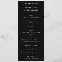 Lässige handgeschriebene Typografie weiß und schwa Programm