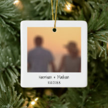 Lässige Instant-Foto-Namen Datum Weihnachten