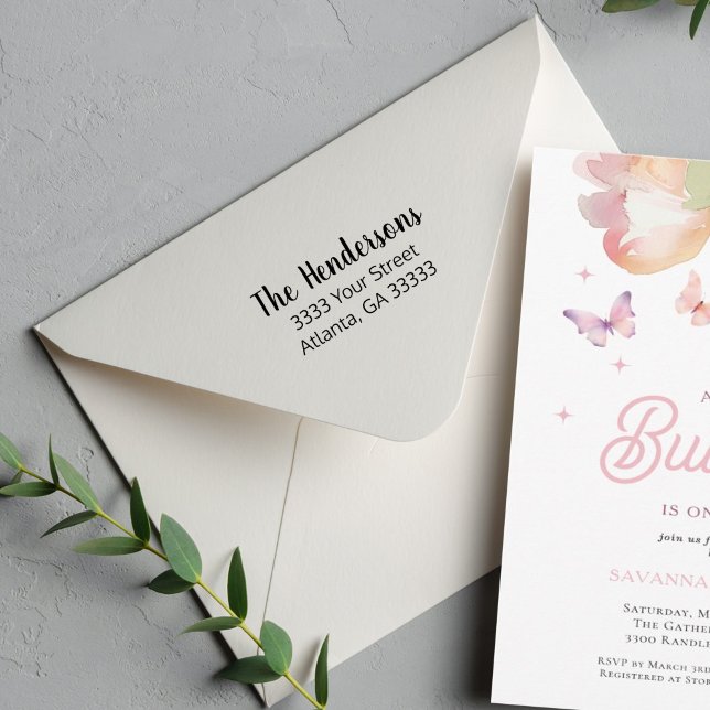 Lässige Script-Rücksendeadresse Permastempel (Von Creator hochgeladen)