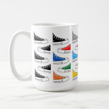Lässige Sneakers 15 oz. Kaffee-Tee-Tasse