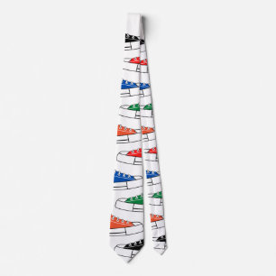 Lässige Sneakers Unisex Neck Tie Krawatte