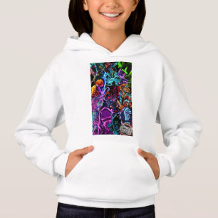 Lässige T-Shirt-Hoodie für Mädchen Hoodie