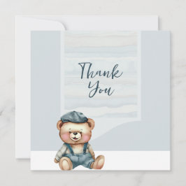 Lässiger charmanter Bär Danke Karte