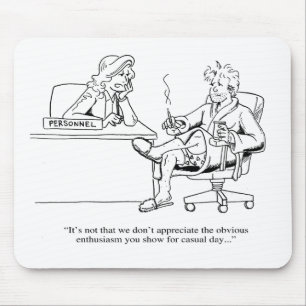Lässiger Tag Mousepad