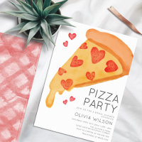 Lässiges Pizza-Brautparty
