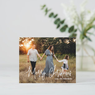 Lässiges Script Foto Modernes Weihnachten