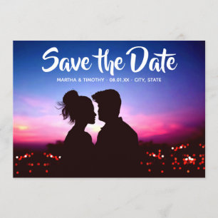 Lässiges Skript--Foto Einladung