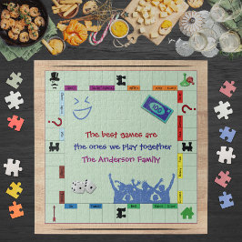 Lässiges und lustiges Familienbrettspiel-Rätsel