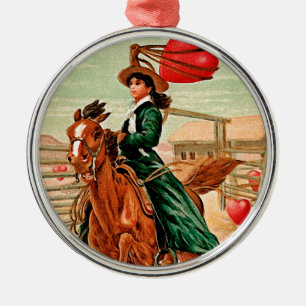 Lasso mein Herz Vintag Valentine Ornament Aus Metall