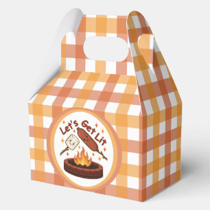 Lass's Get Lit Firepit - Niedlicher Marshmallow &  Geschenkschachtel