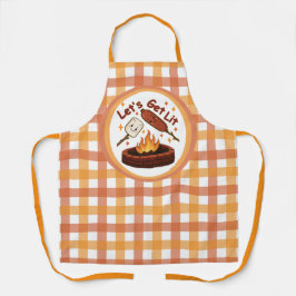 Lass's Get Lit Firepit - Niedlicher Marshmallow &  Schürze