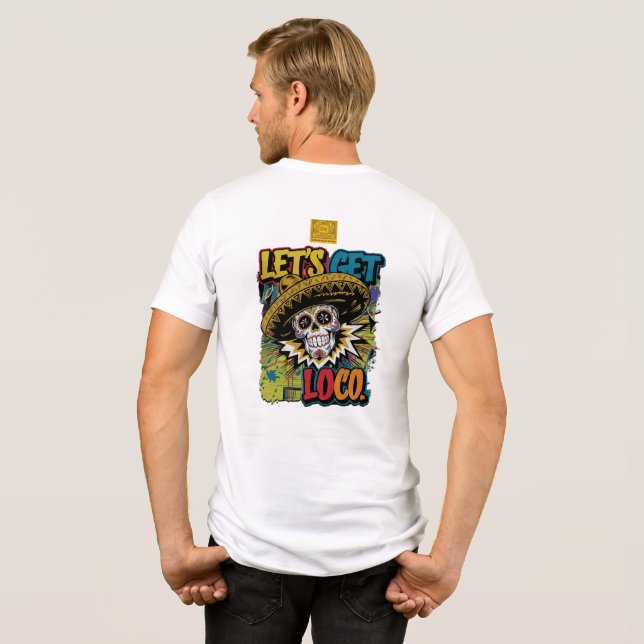 Lass's Get Loco Tri-Blend Shirt (Rückseite voll)