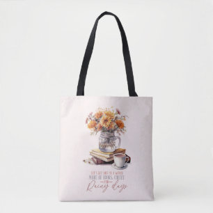 Lass's Get Lost - Bücher, Kaffee & Rain Rustikal Tasche