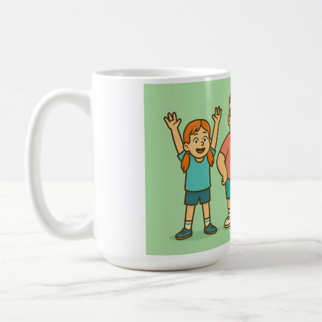 Lass's Get Physical! Kaffeetasse (Links)