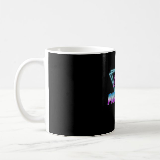Lass's Get Pickleball 80's Retro Kaffeetasse (Links)