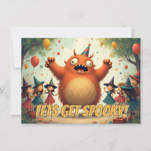 Lass's Get Spooky - Niedlich Monster Party Spaß