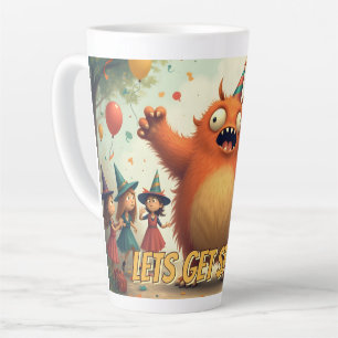 Lass's Get Spooky - Niedlich Monster Party Spaß Milchtasse