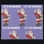 LASS'S GO BRANDON CHRISTMAS SANTA Wrapping Paper Geschenkpapier<br><div class="desc">LASS'S BRANDON CHRISTMAS WRAPPING PAPIER GEHEN</div>