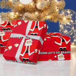 LASS'S GO BRANDON CHRISTMAS SANTA Wrapping Paper Geschenkpapier<br><div class="desc">LASS'S BRANDON CHRISTMAS WRAPPING PAPIER GEHEN</div>