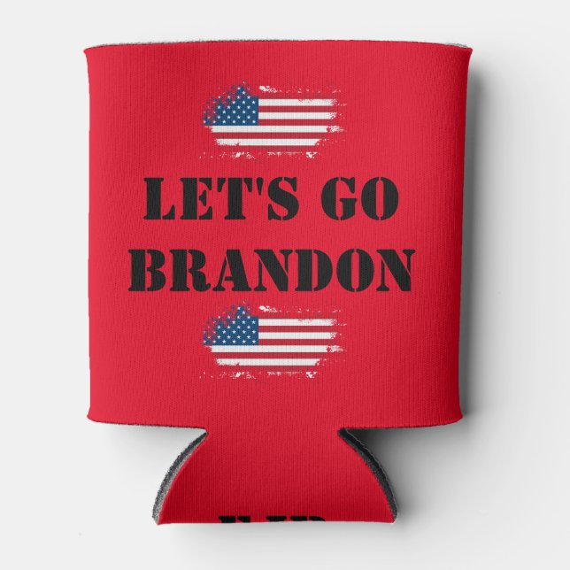 LASS'S GO BRANDON kann kühler Dosenkühler (Vorderseite)