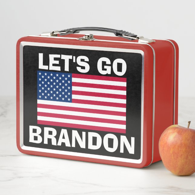 LASS'S GO BRANDON RETRO METAL LUNCHBOX (Beispiel)