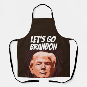 LASS'S GO BRANDON TRUMP KÜCHE SCHÜRZE FÜR CHRISTMA