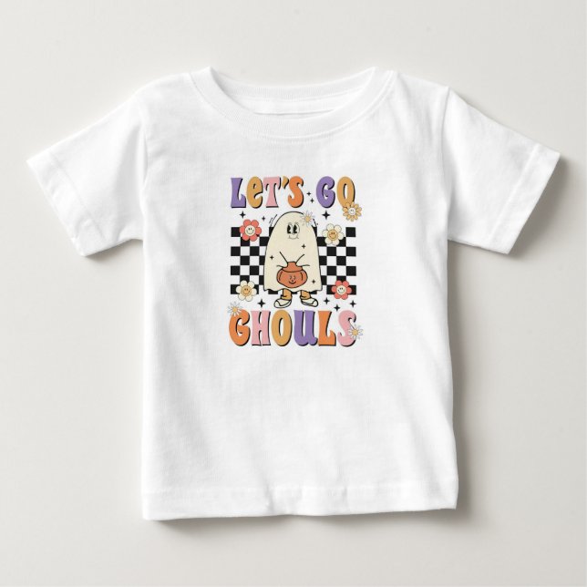 Lass's Go Ghouls! Baby T-shirt (Vorderseite)